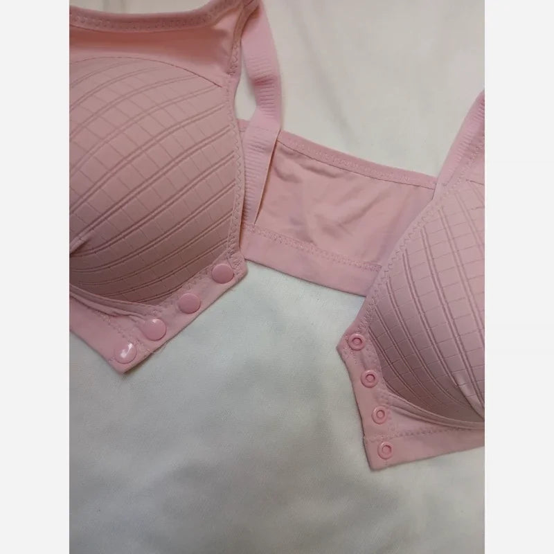 Ultra-Comfort Padded Button Bra — Pack of 3